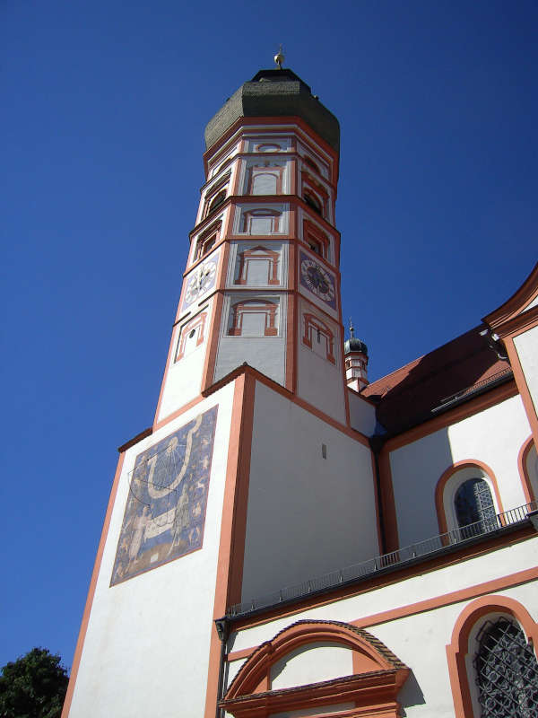 Bild vom Turm der Wallfahrtskirche Sankt Nikolaus